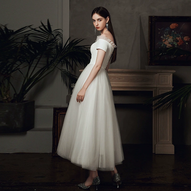Off-Shoulder Wedding Gown