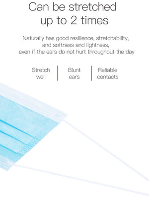 100pcs 3 Ply Disposable Medical Mask