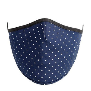 Kutehealth Designed Printed Washable Mouth Cover with 3Pcs 5 Layers Filters -PINS