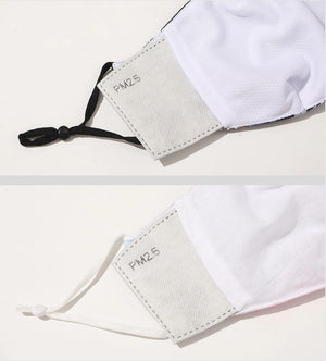 Kutehealth Grimace Printed Face Cover with Replace Filters for Party or Holiday