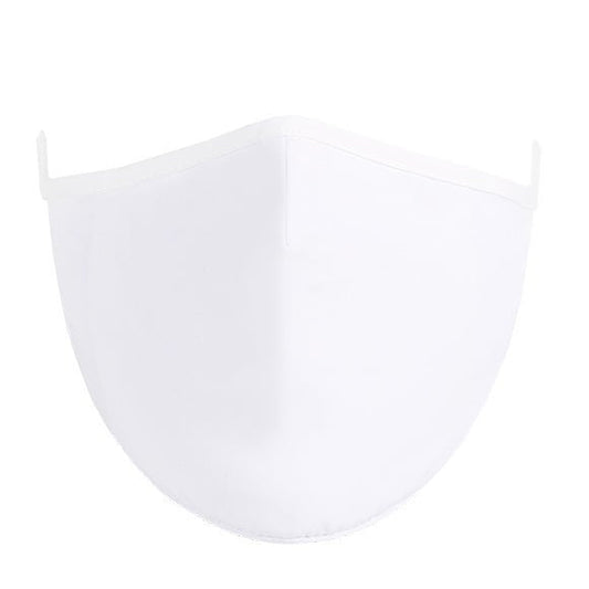 Kutehealth Washable Mouth Cover with 3Pcs 5 Layers Filters- WHITE